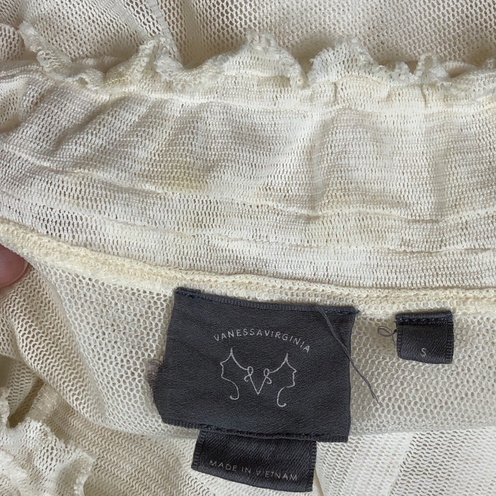 Vanessa Virginia Cream Lace Blouse G239 - Picture 5 of 7